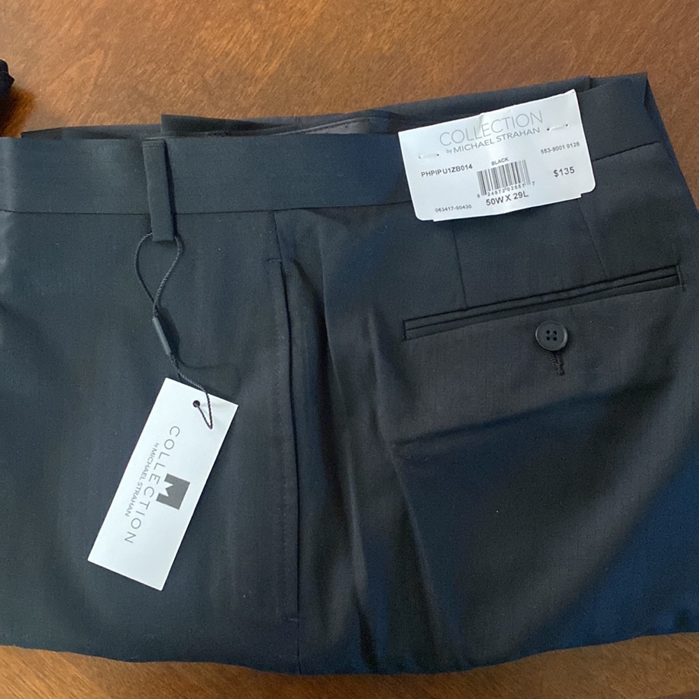 COPY - Collection By Michael Strahan Black Pants 46W X 29L 52Wx29L, 50Wx29L. #8